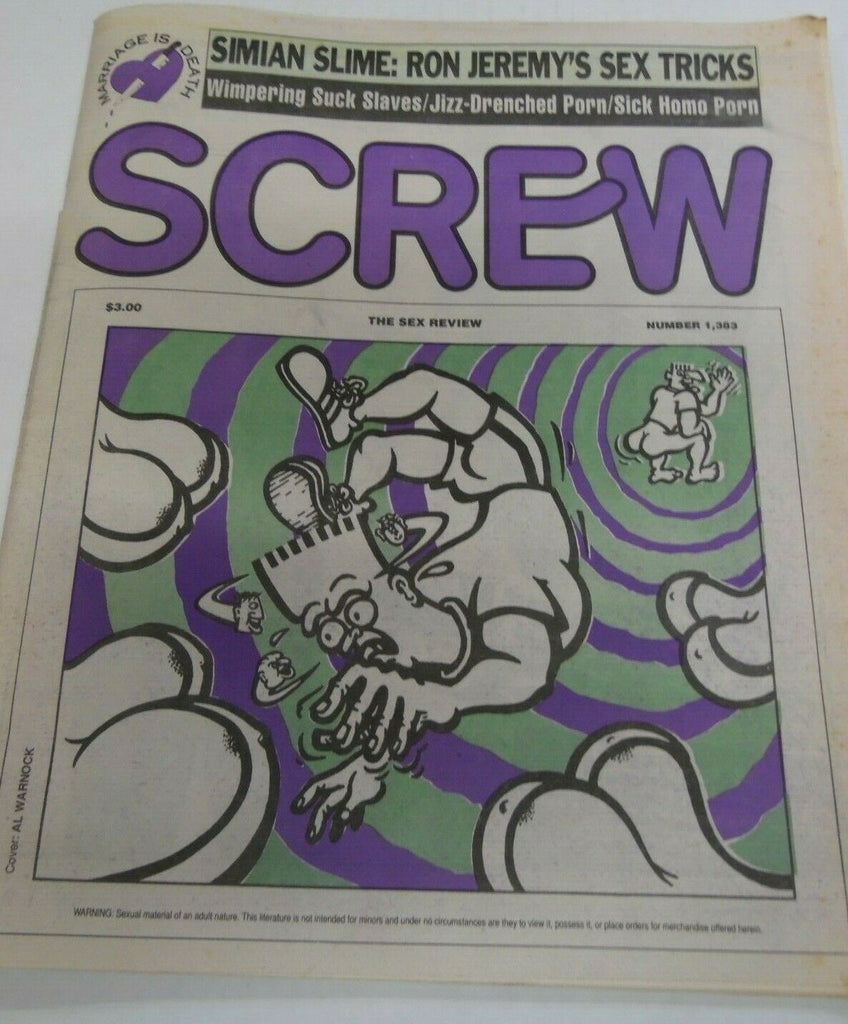 Screw Newspaper Ron Jeremy's Sex Tricks #1383 September 4, 1995 121419lm-ep2