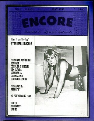 Encore Fetish Contacts Magazine May 1992 042618lm-ep2