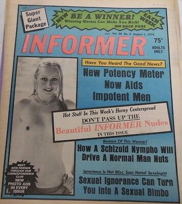 Informer Adult Newspaper Hot Horny Centerspread August 1, 1976 011213lm-epa