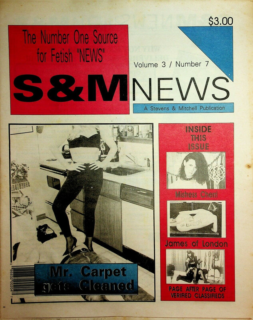 S & M News Newspaper Mr. Carpet Gets Cleaned vol.3 #7 1996 030320lm-ep