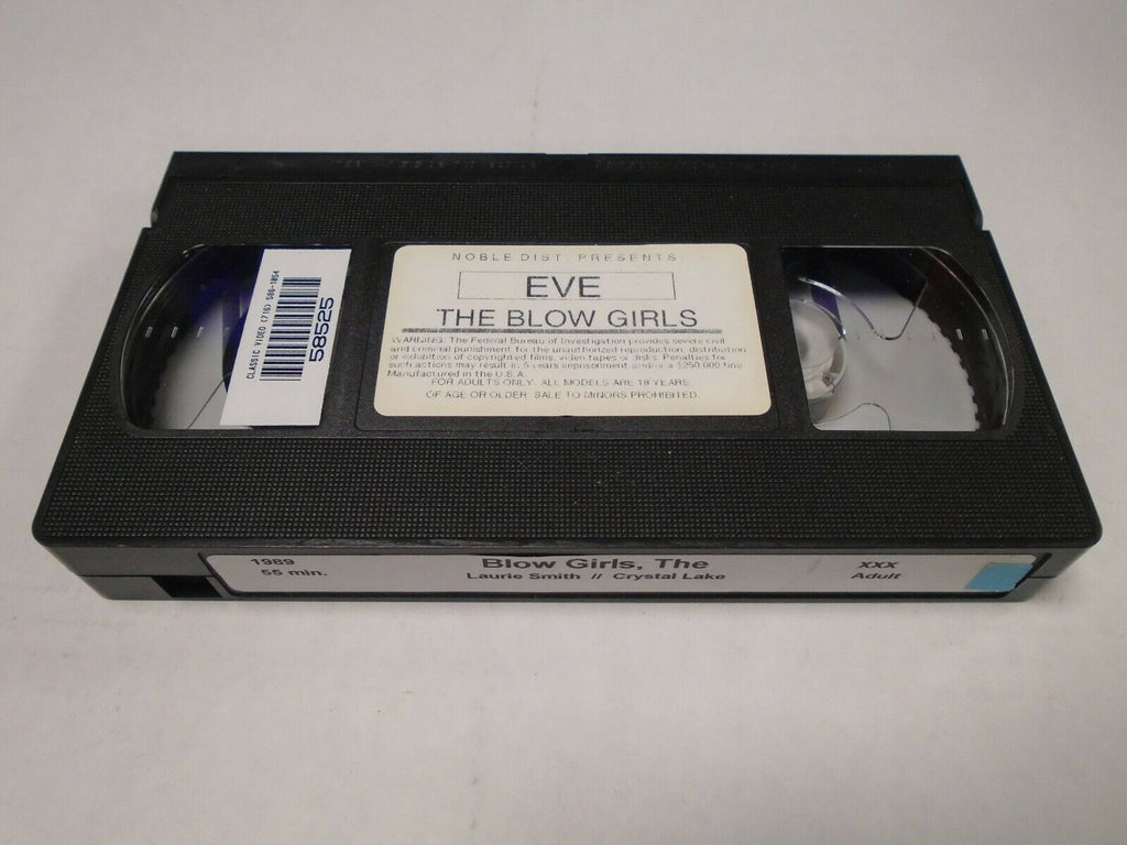The Blow Girls Laurie Smith Crystal Lake 1989 55m Adult VHS 031819AMP2
