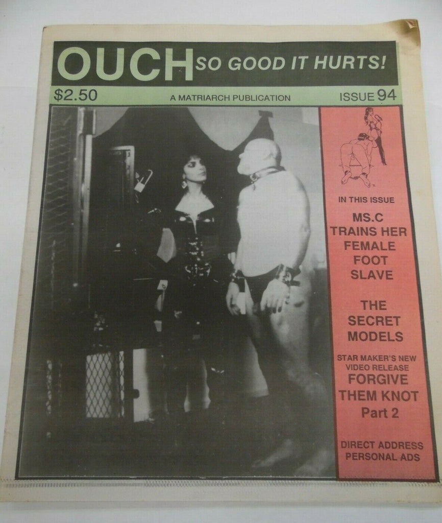 Ouch Fetish Newspaper Mrs. C Trains #94 1994 120919lm-ep