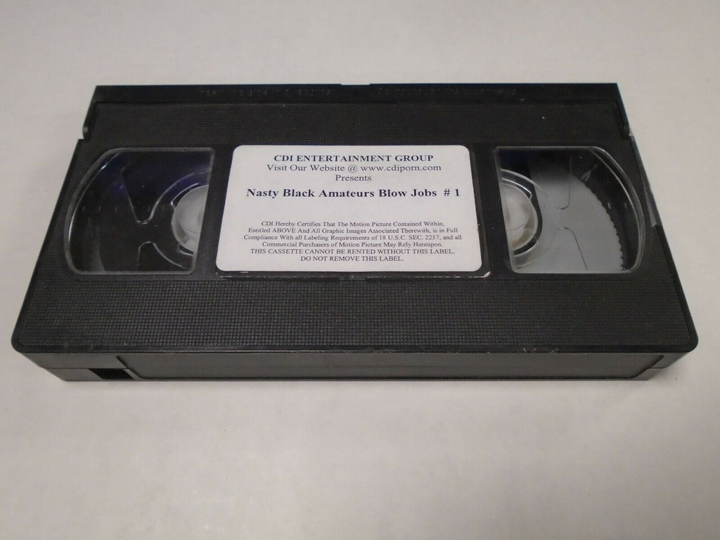 Nasty Black Amateurs Blow Jobs #1 CDI Ent Adult VHS 031919AMP2
