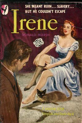 Irene Adult Novel by Ronald Marsh 1950 Bantam Book 041614lm-epa2