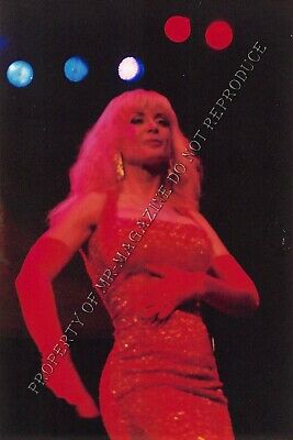 Nina Hartley Candid Original 4x6 Photo 1990s Performing at Live Show 372ig