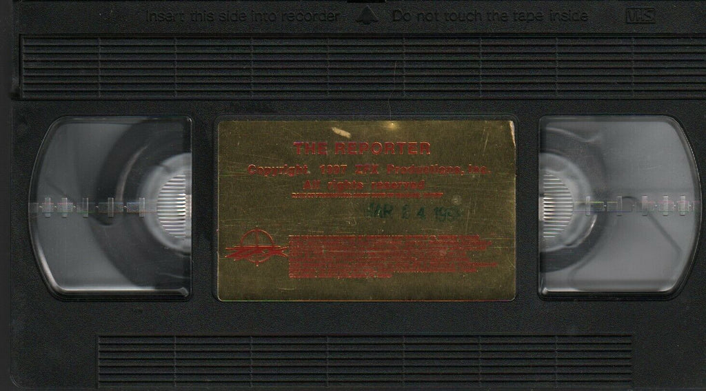 The Reporter 1997 ZFX Productions Adult VHS 021720AMP3
