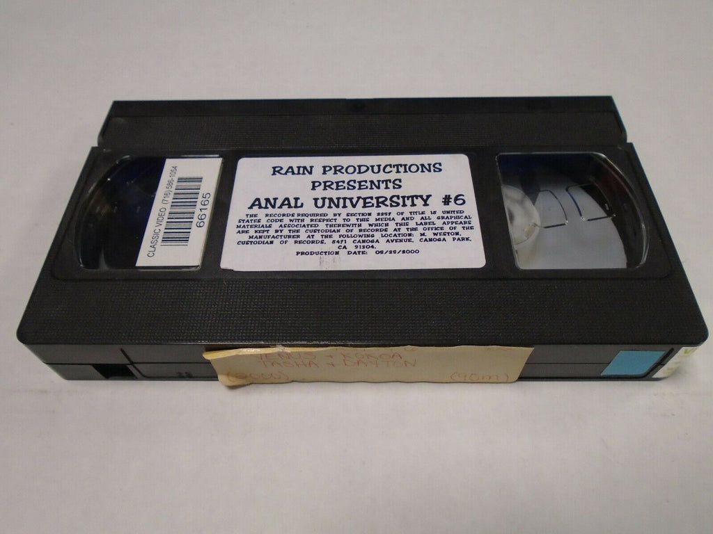Anal University #6 Venus Kokoa Tasha Dayton 2000 Adult VHS 021519AMP
