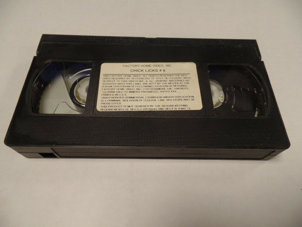 Chick Licks #8 Factory Home Video Adult VHS 052119AMP