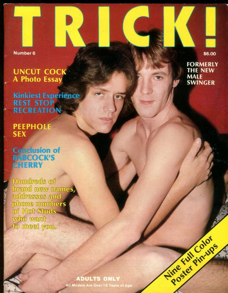 Star Publication Trick! Gay Magazine Babcock's Cherry #6 1982 010120lm-ep