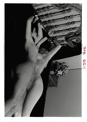 Adult Photo 1990s B&W 5x7 Bondage Greta Carlson & Lesbian Bound Together 252YL