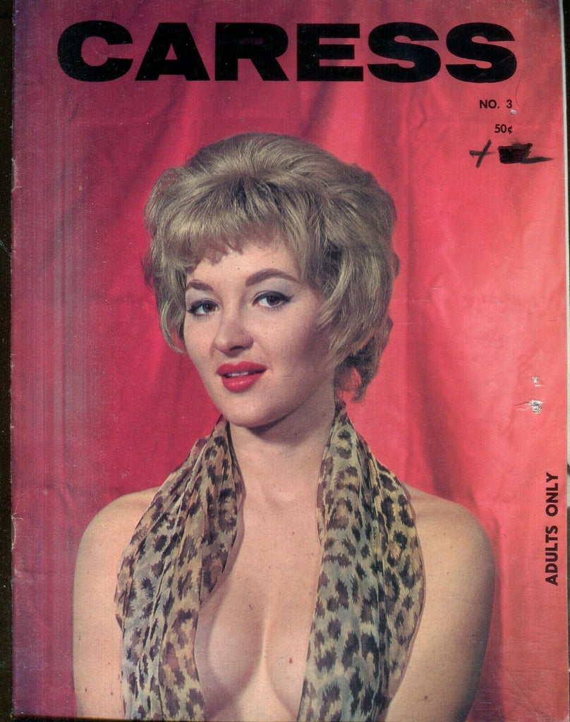 Caress Busty Vintage Magazine #3 1962 032019lm-ep - Used