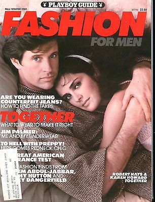 Playboy Guide Fashion For Men Robert Hays Fall/Winter 1981 071817lm-ep