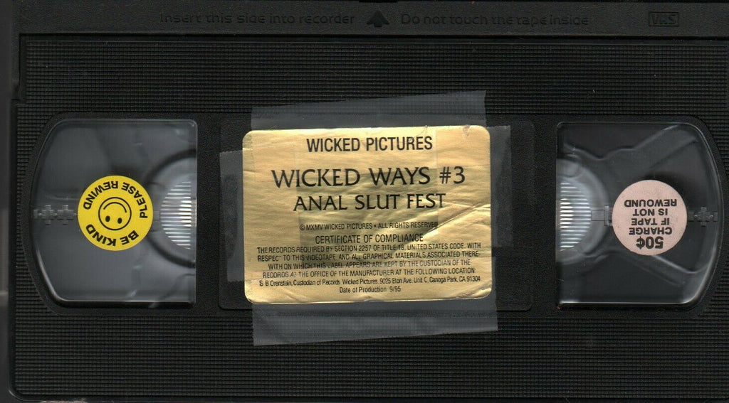 Wicked Ways #3 Anal Slut Fest Wicked Pictures 1995 Adult VHS 021720AMP3