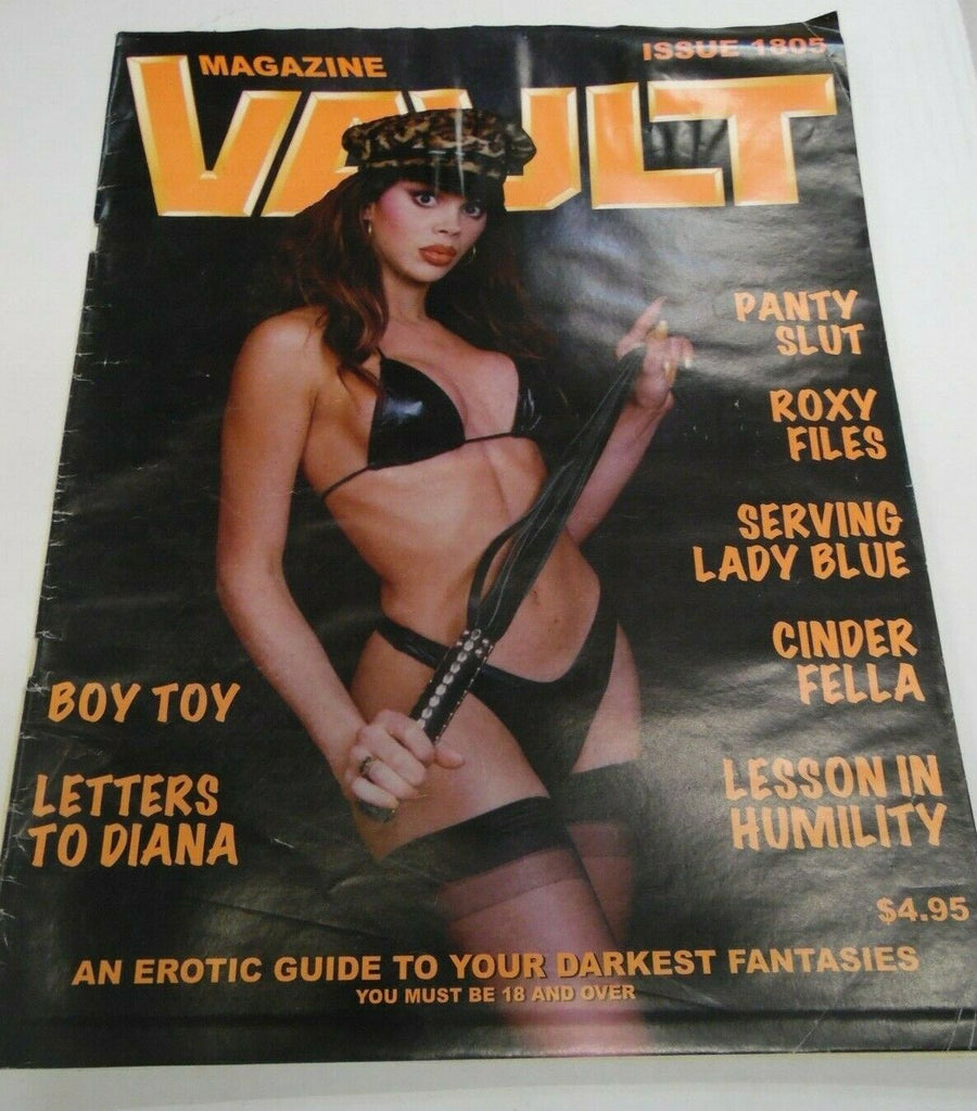 Vault Fetish Newspaper Serving Lady Blue #1805 1996 121419lm-ep