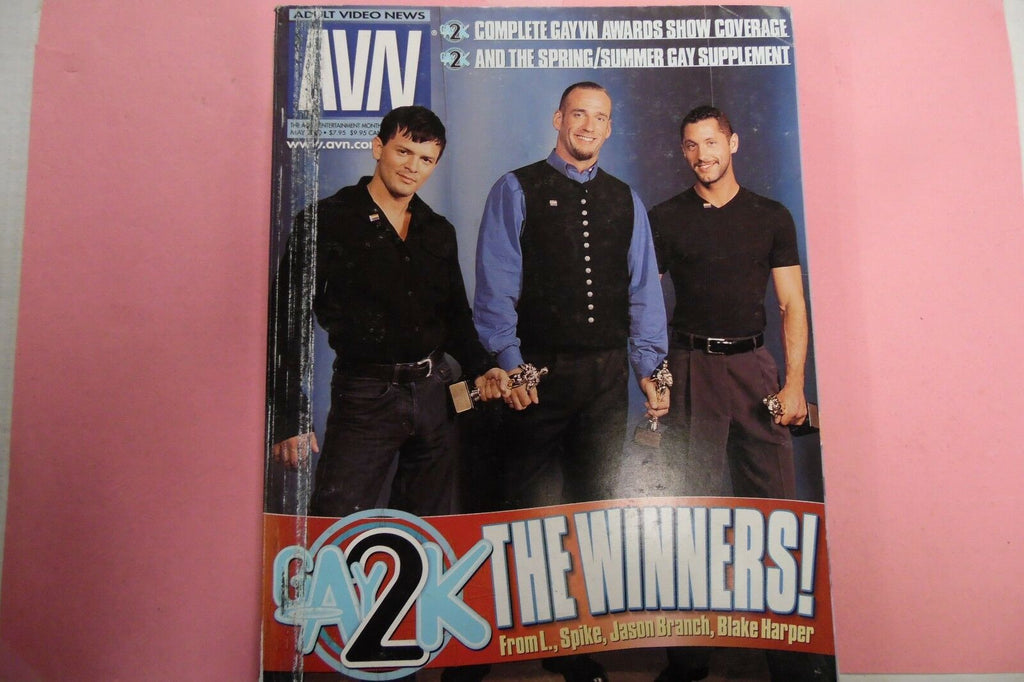 AVN Adult Video News Magazine Gay 2K Jason Branch May 2000 011117lm-ep