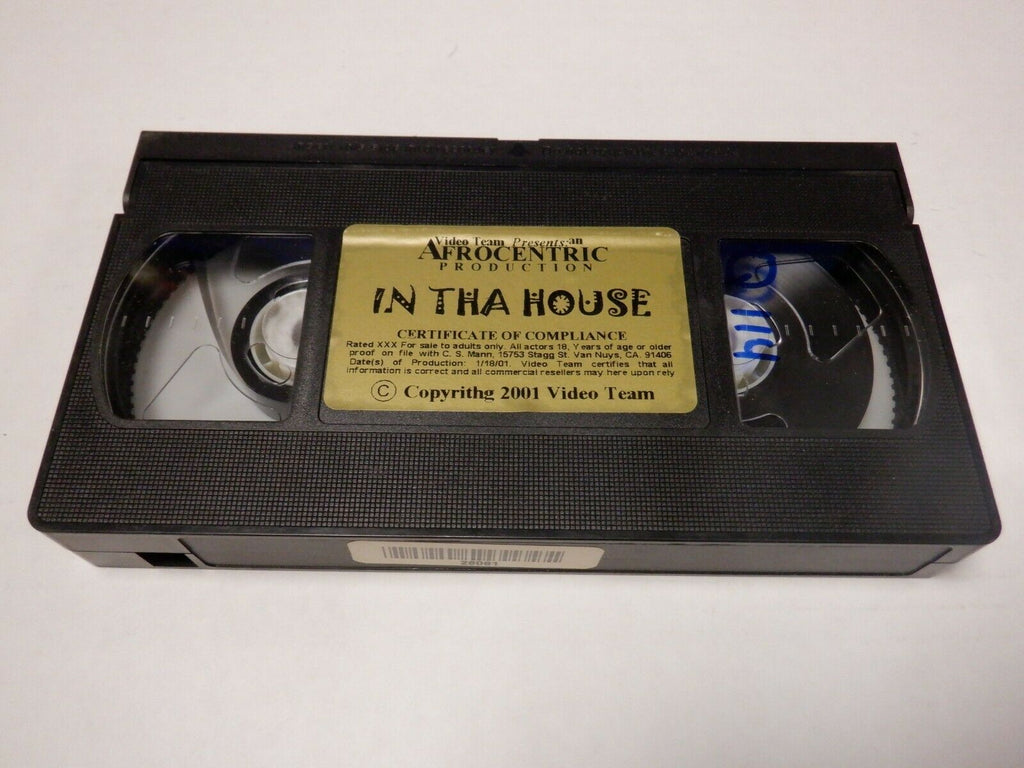 In Tha House Afrocentric Prod 2001 Video Team Adult VHS 123019AMP3