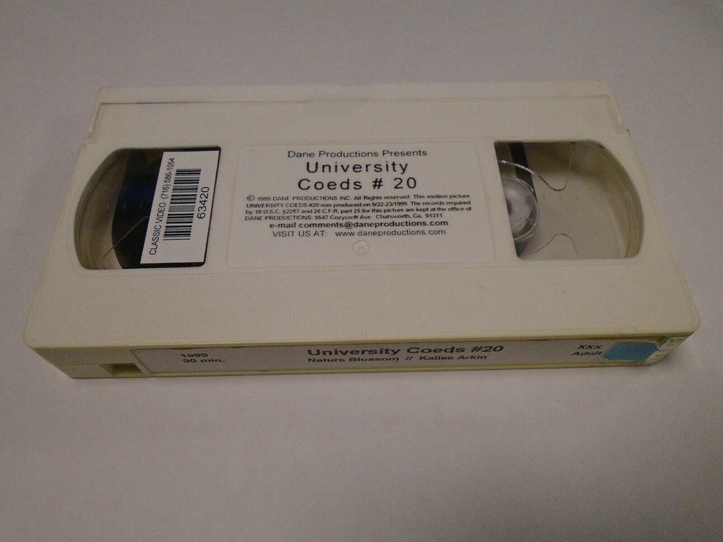 University Coeds #20 Nature Blossom Kailee Arkin 1999 Adult VHS 030219AMP2