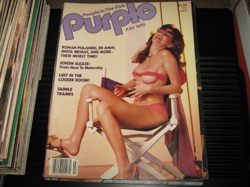 Purple Adult Magazine (Roman Polanski , Idi Amin , Anita Bryant , People In The Pink, July 1978)
