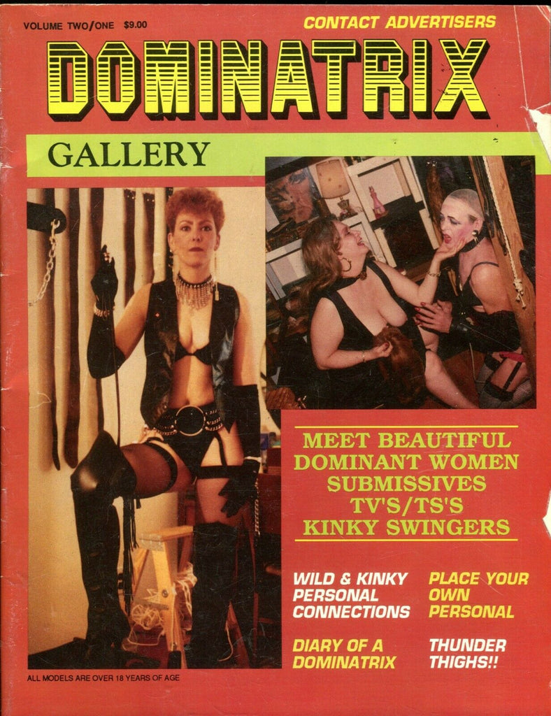 Dominatrix Gallery Contact Magazine vol.2 #1 1990 072419lm-ep