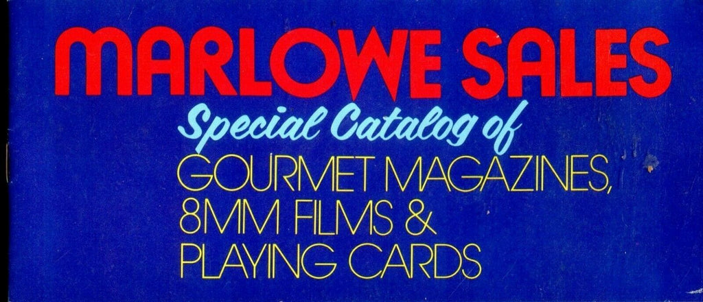 Marlowe Sales Catalog Seka/ John Holmes 1970's 100719lm-ep