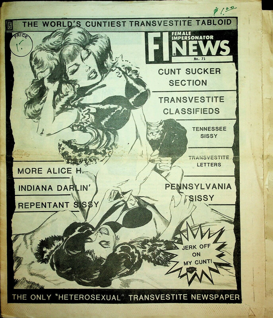 Female Impersonator Newspaper Alice H. #71 1980's 022120lm-ep2