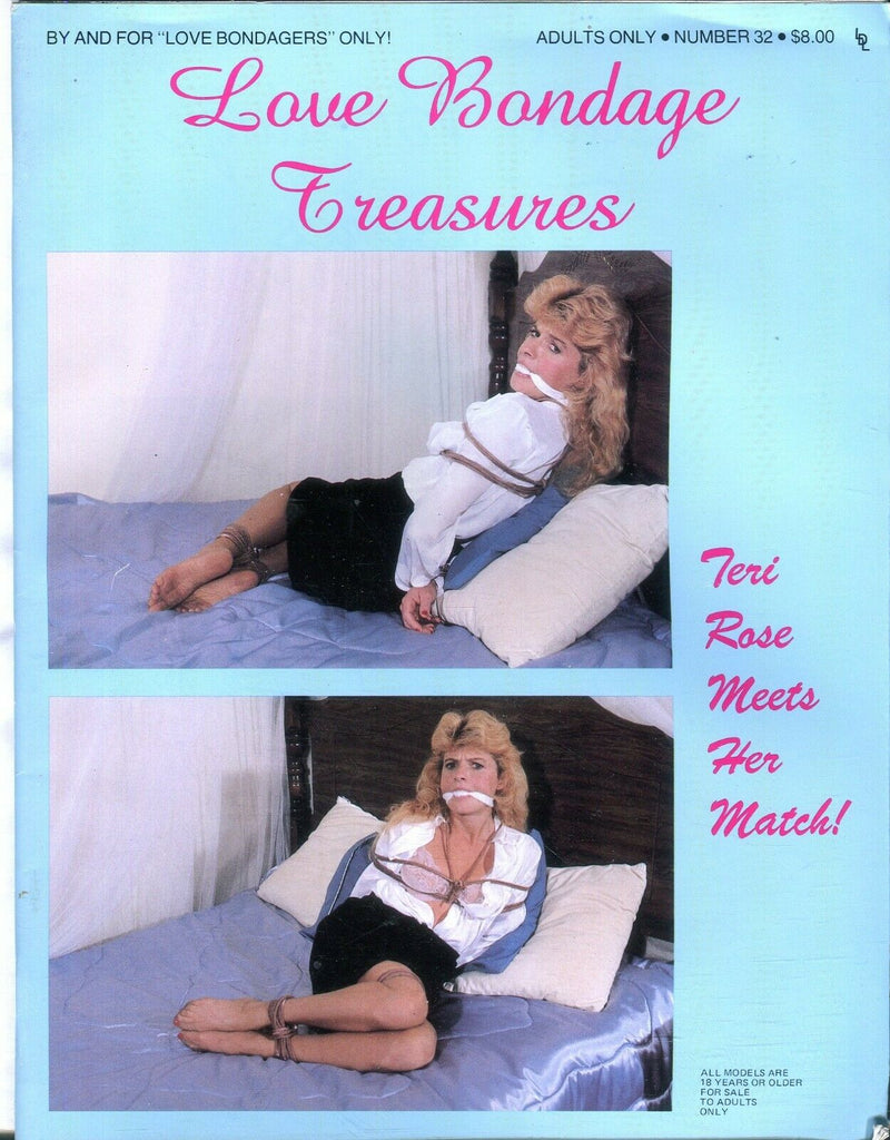 Love Bondage Treasures Magazine Teri Rose/Darla Crane #32 1991 112119lm-ep