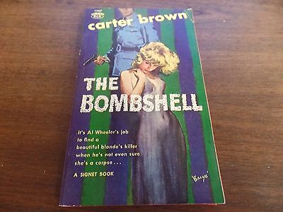 The Bombshell Signet Book Carter Brown 1960 Erotic Novel 120915ame