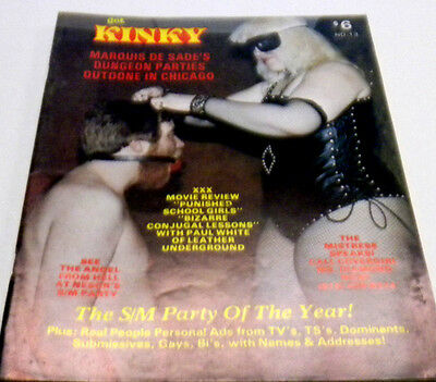 Get Kinky Busty Adult Magazine "S/M Party Of The Year"#13 1985 071813lm-ep