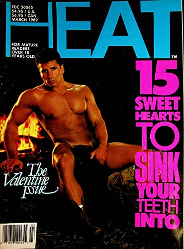 Heat Gay Men's Magazine Coverguy Nick Harman - The Valentine Issue March 1989