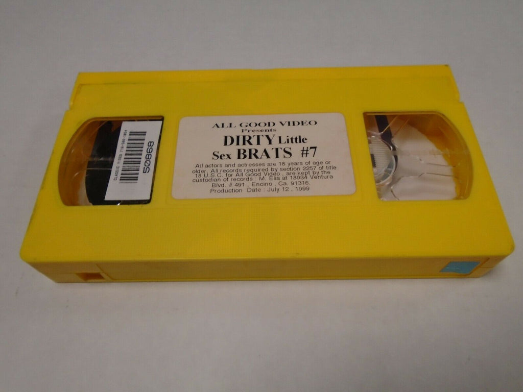Dirty Little Sex Brats #7 All Good Video 1999 Adult VHS 030719AMP