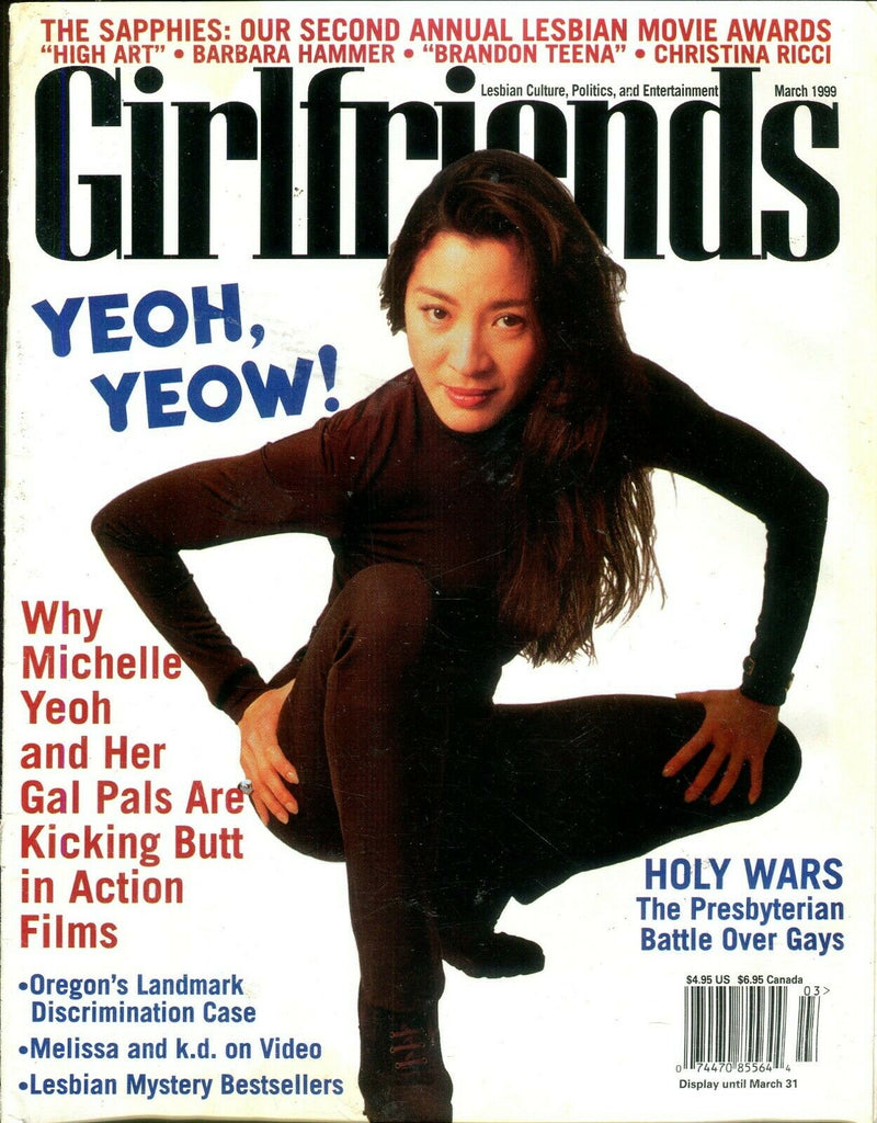 Girlfriends Girlfriends Lesbian Magazine Michelle Yeoh March 1999 110619lm-ep - Used