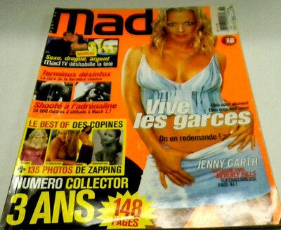 Must Be Mad Adult French Magazine"Jenny Garth" #18 2002 110613lm-ep