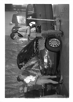 Adult 1990s B&W Photo 5x7 HOM Bondage Beautiful Lesbian Bound & Dominated 259NV
