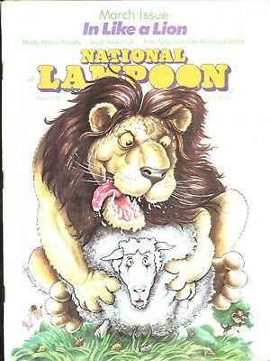 National Lampoon Magazine March In Like Lion March 1976 070518lm-ep