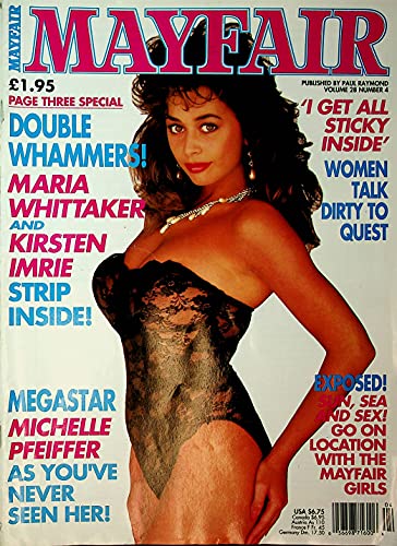 Mayfair Magazine Maria Whittaker / Kirsten Imrie / Michelle Pfeiffer vol.28 #4 1993