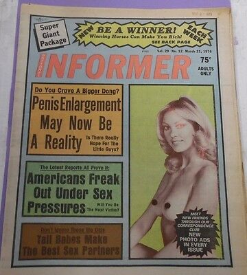 Informer Adult Newspaper Penis Enlargement March 21, 1976 011213lm-epa