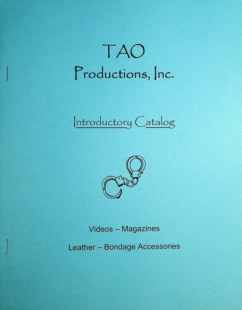 TAO Productions Fetish Catalog 1990's 041620lm-ep