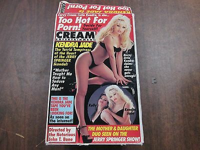 Too hot for Porn Kendra Jade Cream Entertainment Adult VHS 050515amp