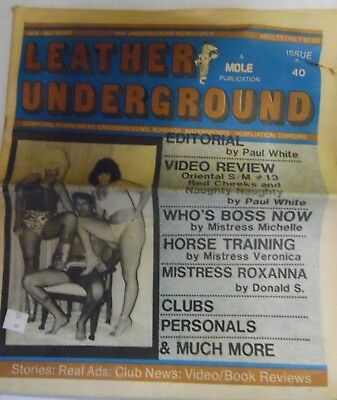 Leather Underground Fetish Newspaper Mistress Roxanna #40 052418lm-ep2