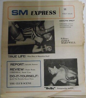 SM Express Fetish Newspaper First Issue 1977 052118lm-ep