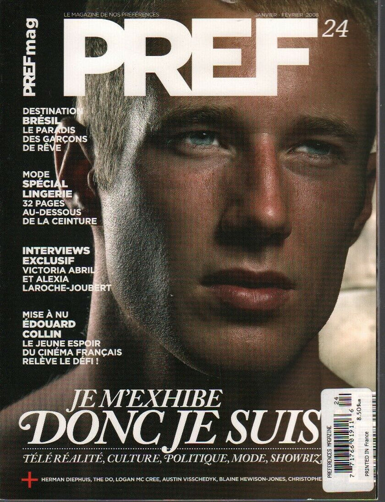 Pref Mag Rare French Gay Interest Jan-Feb 2008 Herman Diphuis 030620AME