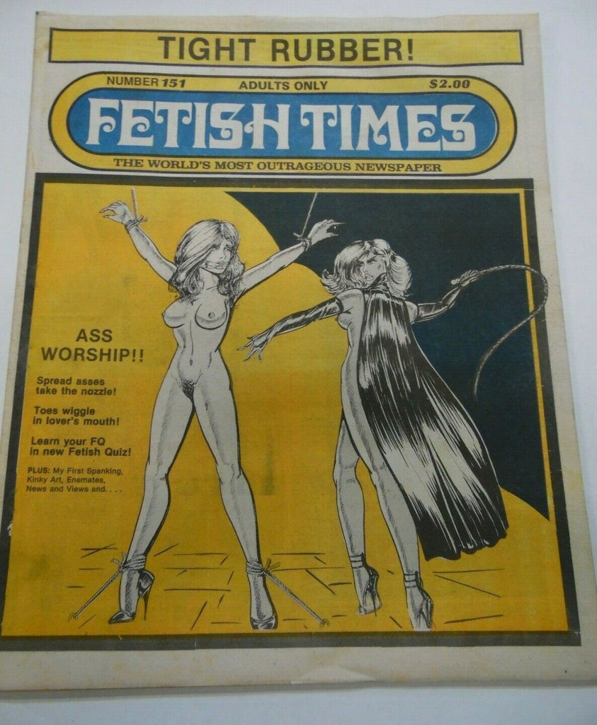Fetish Times Newspaper Ass Worship! #151 1986 012920lm-ep2