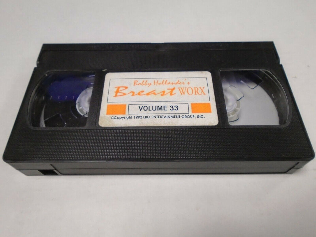 Breast Worx Vol 33 1992 LBO Ent Bobby Hollander Adult VHS 020719AMP2