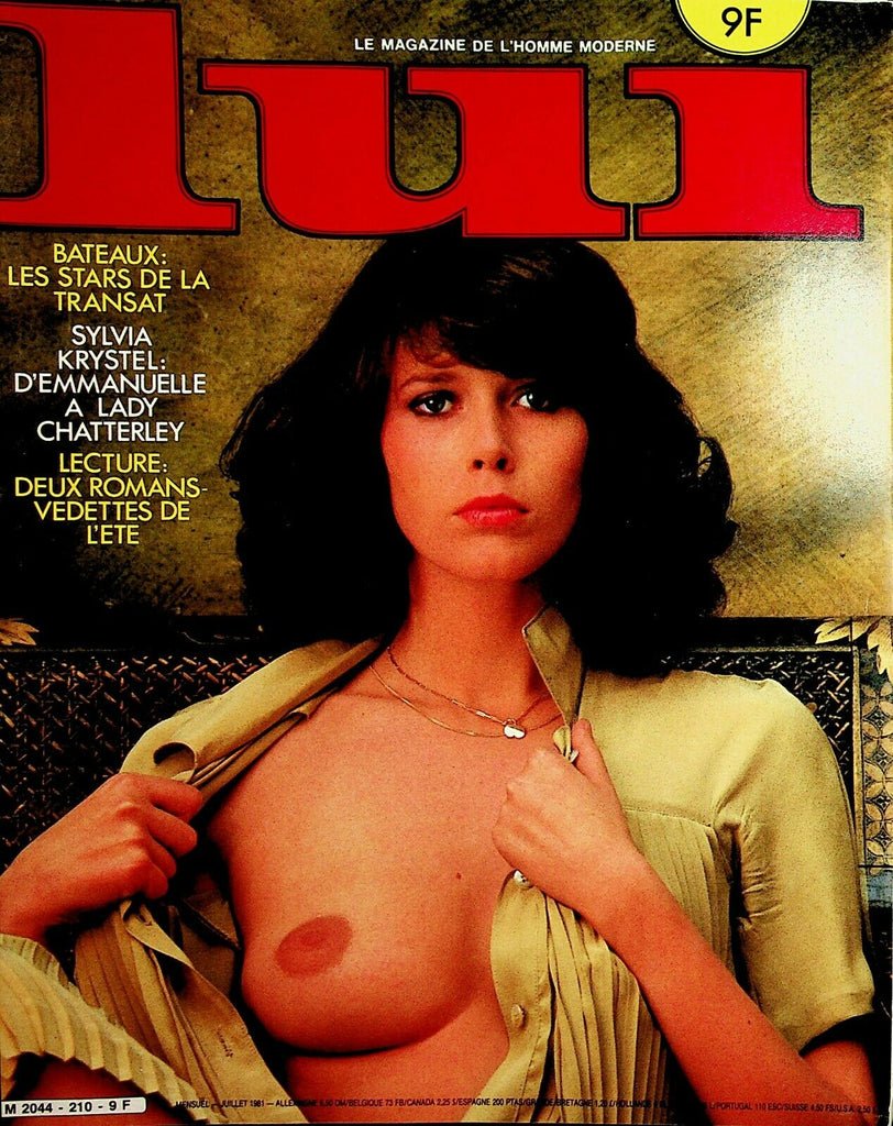 Lui French International Magazine Silvia Krystel July 1981 021021lm-ep