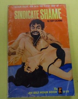 Sindicate Shame Adult Novel by Tony Calvano 1966 071613lm-epa2