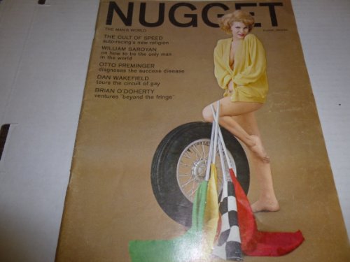 Nugget Busty Adult Vintage Magazine "The Cult of Speed, Auto-racing's New Religion" June 1963 Cheesecake