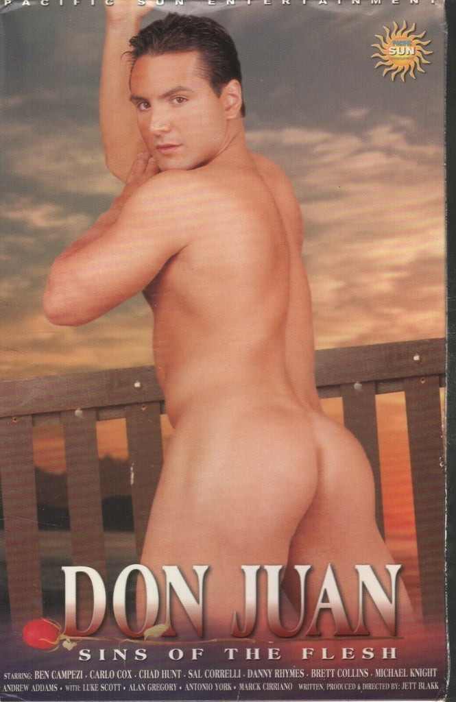 Don Juan Ben Campezi Carlo Cox Chad Hunt Gay Male Adult VHS 112019AMP