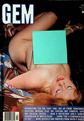 Gem Magazine Colossal Crissie / 9 Fundamentals Of Sex July 1976