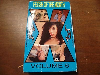Fetish of the Month X Volume 6 Original Rap Music Adult VHS CLEARANCE 081115amp5