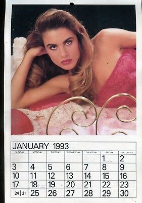 Salesman's Sample Advertising Calendar 1993 8" x 14" Sexy Babes 052218lm-ep